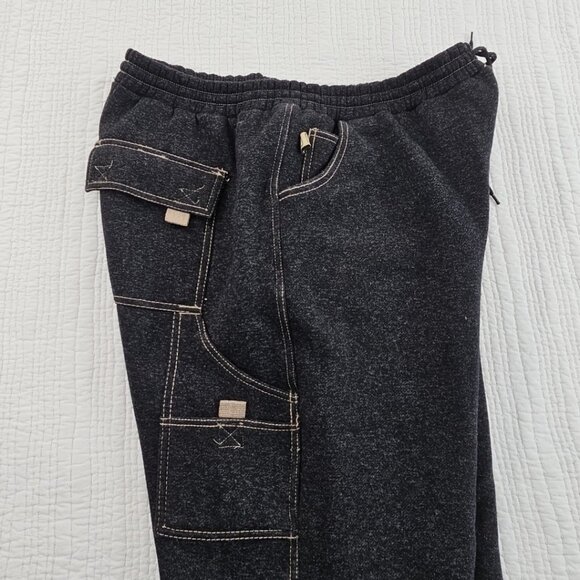 BTL Beyond The Limit Men's Jogger XL Cargo Sweatpants Baggy Y2K 90s Vintage EUC - Picture 10 of 12